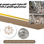 آغاز عملیات تعمیر و تعویض لوله‌ها و اتصالات سیستم آبیاری قطره‌ای در فضاهای سبز شهری
